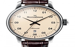 Prix du neuf et tarifs des montres Meistersinger Scrypto Saphir cadran rose