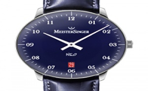 Prix du neuf et tarifs des montres Meistersinger Neo 2Z cadran bleu Prix du neuf et tarifs des montres Meistersinger Neo 2Z cadran bleu