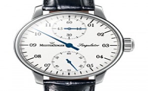 Prix du neuf et tarifs des montres Meistersinger Singulator cadran blanc