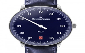 Prix du neuf et tarifs des montres Meistersinger Neo 1Z cadran bleu Prix du neuf et tarifs des montres Meistersinger Neo 1Z cadran bleu