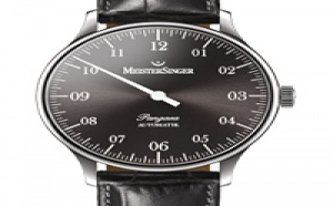 Prix du neuf et tarifs des montres Meistersinger Pangea A. cadran noir Prix du neuf et tarifs des montres Meistersinger Pangea A. cadran noir