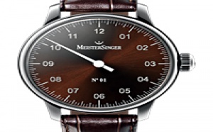 Prix du neuf et tarifs des montres Meistersinger n°01 cadran chocolat