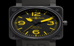 Prix du neuf Bell & Ross BR01-92 Yellow Prix du neuf Bell & Ross BR01-92 Yellow