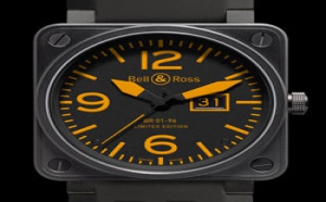 Prix du neuf Bell &amp; Ross BR01-96 Big Date Orange