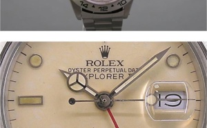Comment identifier une contrefaçon Rolex Explorer II référence 16550 - beige