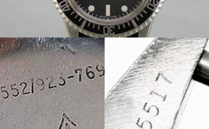 Comment identifier une contrefaçon Rolex Sumbariner 5517 militaire