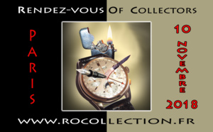 Amateurs de montres de collection, prochain salon ROC se tiendra le samedi 10 novembre 2018