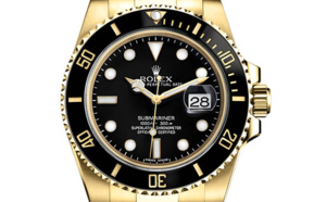 Prix du neuf Rolex 2015 Submariner 116618 LN Or Jaune Date