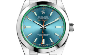 Prix du neuf Rolex 2015 Milgauss verre teinté cadran bleu