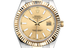 Prix du neuf Rolex 2015 Datejust 2 (41mm) or jaune/acier Prix du neuf Rolex 2015 Datejust 2 (41mm) or jaune/acier