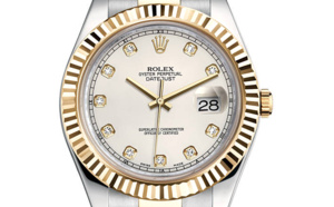 Prix du neuf Rolex 2015 Datejust 2 (41mm) or jaune/acier serti Prix du neuf Rolex 2015 Datejust 2 (41mm) or jaune/acier serti