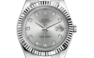 Prix du neuf Rolex 2015 Datejust 2 (41mm) or gris/acier serti Prix du neuf Rolex 2015 Datejust 2 (41mm) or gris/acier serti