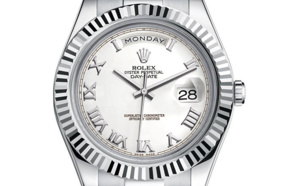 Rolex Day-Date II or gris (41mm)