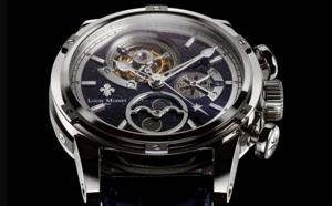 ​Le Chronographe à phase de lune régulé par un tourbillon : L’AstroMoon de Louis Moinet