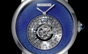 Rotonde de Cartier : Astrocalendaire, tourbillon, quantième perpétuel à affichage circulaire Calibre 9459 MC certifié poiçon de Genève