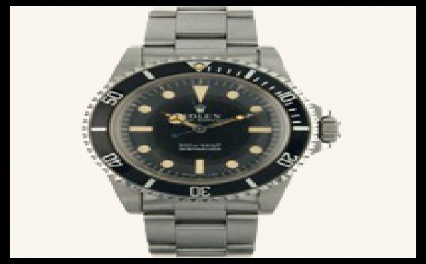 Rolex Submariner 5513 - cadran mat - indexes non cerclés