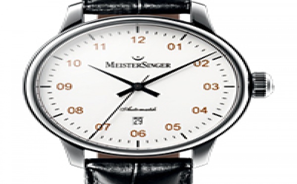 Prix du neuf et tarifs des montres Meistersinger Scrypto Mineral cadran blanc