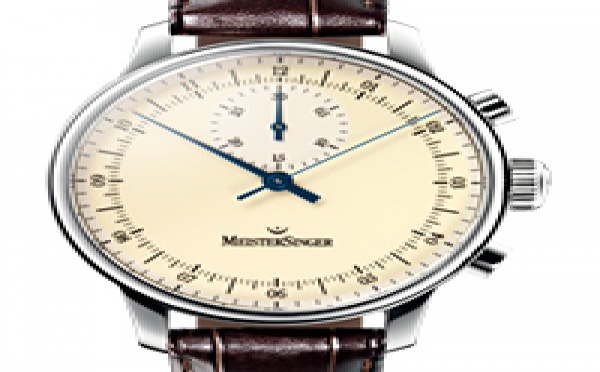 Prix du neuf et tarifs des montres Meistersinger Singular cadran crème