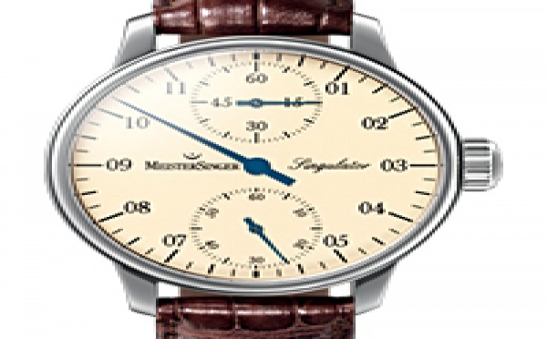 Prix du neuf et tarifs des montres Meistersinger Singulator cadran rose