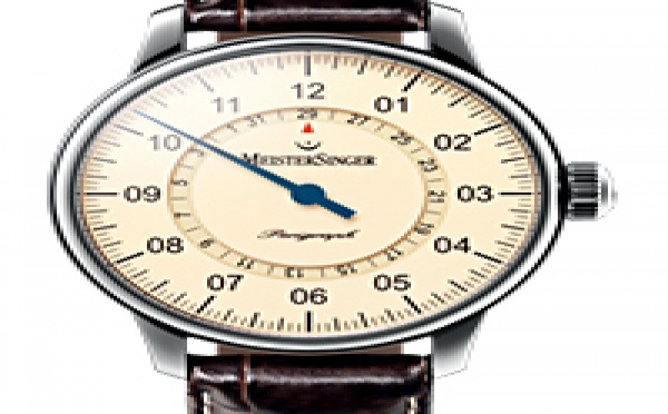 Prix du neuf et tarifs des montres Meistersinger Perigraph cadran rose