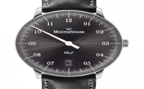 Prix du neuf et tarifs des montres Meistersinger Neo 1Z cadran noir