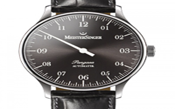 Prix du neuf et tarifs des montres Meistersinger Pangea A. cadran noir