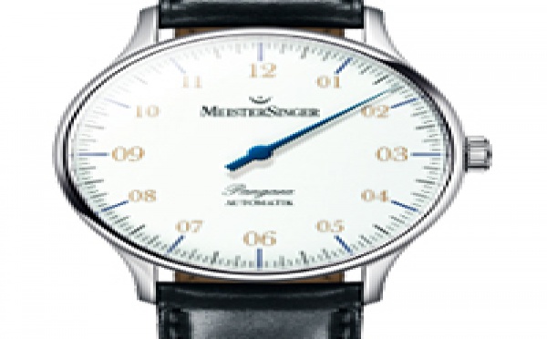 Prix du neuf et tarifs des montres Meistersinger Pangea A. cadran blanc