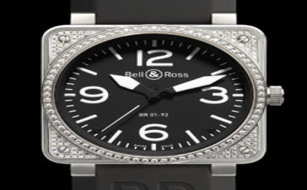 Prix du neuf Bell & Ross BR01-92 Top Diamond Black
