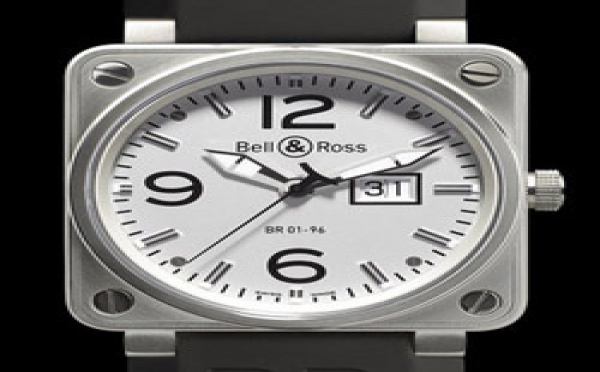 Prix du neuf Bell &amp; Ross BR01-96 Big Date White Dial