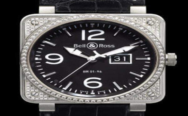 Prix du neuf Bell &amp; Ross BR01-96 Top Diamond Black Dial