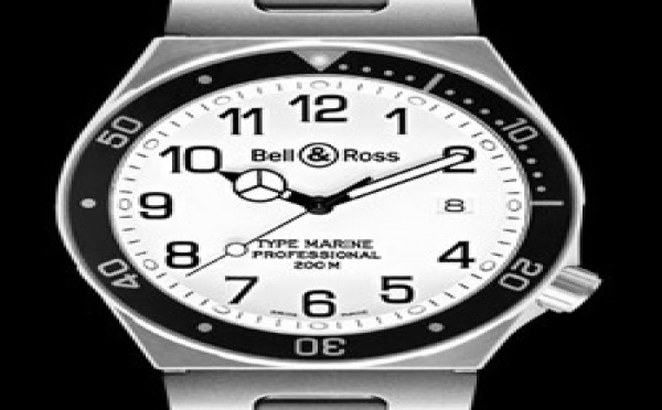 Prix du neuf Bell &amp; Ross Type Professionel Type Marine White