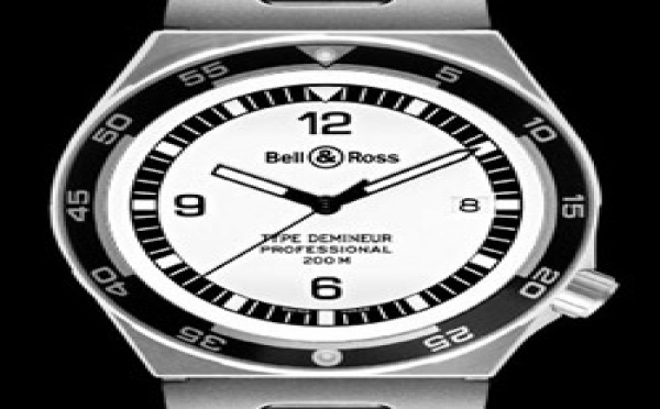 Prix du neuf Bell &amp; Ross Type Professionel Demineur White