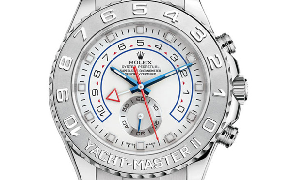 Prix du neuf Rolex 2015 Yacht-Master 2 or gris