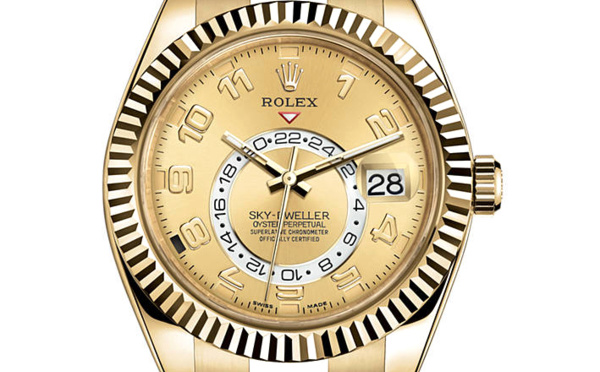 Prix du neuf Rolex 2015 Sky-Dweller or jaune