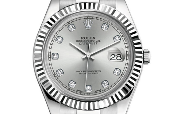 Prix du neuf Rolex 2015 Datejust 2 (41mm) or gris/acier serti