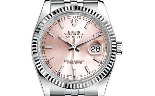 Prix du neuf Rolex 2015 Datejust (36mm) acier/or gris bracelet Jubilé