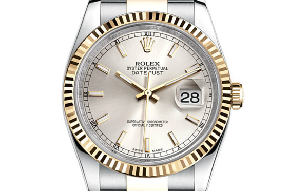 Prix du neuf Rolex 2015 Datejust (36mm) or/acier bracelet Jubilé
