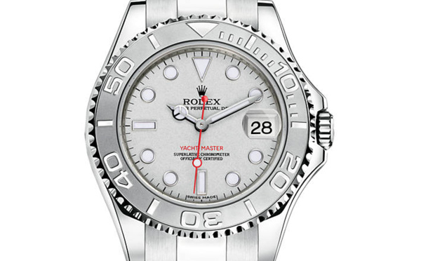 Prix du neuf Rolex 2015 Yacht-Master Cadran Platine 35mm