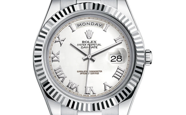 Rolex Day-Date II or gris (41mm)